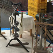 Metallspinnräder - direkt zum Ausprobieren vor Ort!