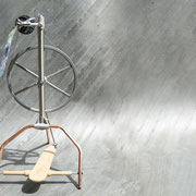 Spinnrad von Stahl&Wolle, Prototyp Juli 2019