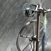 Spinnrad von Stahl&Wolle, Prototyp Juli 2019