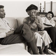 "Bluesiana Interview", Art Blakey (1919-1990) & David 'Fathead' Newman (1933-2009),  Dr. John, Art's Apt., Greenwich Village, NYC 1989