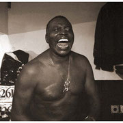 "Robust Drummer", Elvin Jones, Backstage, Metropolis Club, New York City 1994