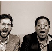 "Kool Kats", Chris Kuhl and Dizzy Gillespie (1917-1993), Moonshadow Saloon, Atlanta 1984