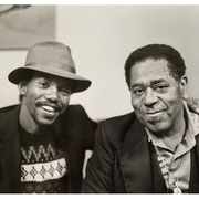 "Ernie & The Diz", Ernest Gregory and Dizzy Gillespie, Backstage, Moonshadow Saloon, Atlanta 1984