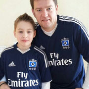 Axel Linneweber mit Sohn Kevin