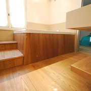 Arredamento bagno in Olmo.