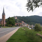 Hirschhorn, au bord du Neckar