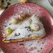 Köstlicher Stachelbeerkuchen.