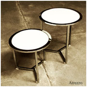 Set Mesitas redondas cromadas/ REF: MUE-0 / Arriendo: $ 18.000 set / Garantía: $ 65.000