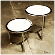 Set Mesitas redondas cromadas/ REF: MUE-0 / Arriendo: $ 18.000 set / Garantía: $ 65.000