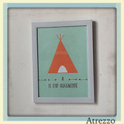 Cuadro carpa niños  / REF: CUA-049  / 33 x 25 cms./ 1 unidad / Arriendo: $ 3.000 / Garantía: $ 10.000