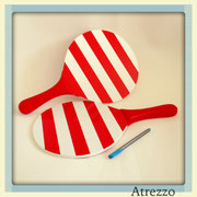 Set paletas playa rayas rojo / REF: VAR- / 1 unidad / Arriendo: $ 4.000 / Garantía: $ 10.000