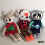 PELUCHES ANIMALES NAVIDAD / ARRIENDO: $4.500 C/U / GARANTÍA: $18.000 C/U
