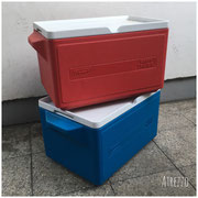 COOLER COLEMAN GRANDE ROJO Y AZUL / REF: COC-  / Medidas: 56 x 33 x 30 cms. /Arriendo: $ 12.000 C/U / Garantía: $ 35.000 C/U