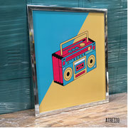 Cuadro BOOMBOX (sin vidrio) / 40x50 cms./ 1 unidad / Arriendo: $ 12.000 / Garantía: $ 20.000