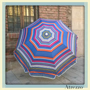 Quitasol grande rayas color / REF: VAR- 060/ 2.50 Mt./ 1 unidad / Arriendo: $ 5.000 c/u / Garantía: $ 15.000