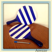 Set paletas playa rayas azul / REF: VAR- / 1 unidad / Arriendo: $ 4.000 / Garantía: $ 10.000