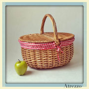 CESTA PIC-NIC MEDIANA CON TELA ESCOCESA/ REF: VAR- 007/ 1 unidad / Arriendo: $ 10.000 / Garantía: $ 20.000