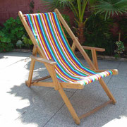 SILLA PLAYA MADERA  DISEÑO RAYAS / REF: MUE-012  / ARRIENDO: $ 10.000 C/U /  GARANTIA: $ 30.000. 