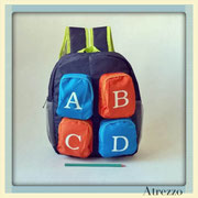 Mochila Niños Abecedario/ REF:  MAL-019 / 1 unidad / Arriendo: $ 3.500 / Garantía: $ 15.000 