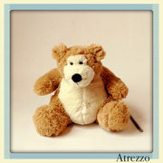 Peluche Oso panza Blanca / REF: - N /  20 cms./ 1 unidad / Arriendo: $ 3.000 / Garantía: $ 20.000