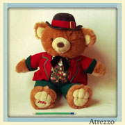 OSO NAVIDAD VINTAGE / Medidas: 60 cms. alto / Arriendo: $5.000 / Garantía: $ 25.000 