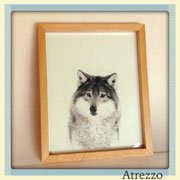 Cuadro LOBO / REF: CUA-061 / 40 x 30 cms./ 1 unidad / Arriendo: $ 7.000 / Garantía: $ 20.000
