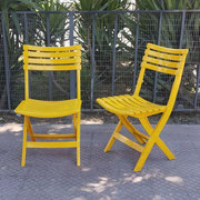 SILLAS PLEGABLES PVC AMARILLAS / 2 UNIDADES / ARRIENDO: $7.000 C/U / GARANTIA: $25.000 C/U