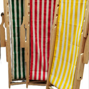 SILLA PLAYA MADERA RAYADAS  / ARRIENDO: $ 12.000 C/U /  GARANTIA: $ 30.000. 