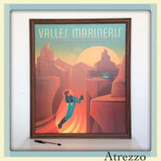 Cuadro VALLES (sin vidrio) / REF: CUA-087 / 60 x 50 cms./ 1 unidad / Arriendo: $ 12.000 / Garantía: $ 35.000