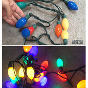 LUCES GOTAS COLORES / 4 MTS LARGO / ARRIENDO: $5.000 / GARANTÍA: $20.000