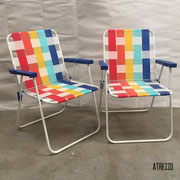 SILLAS TRENZADAS COLORES / 2 UNIDADES / ARRIENDO: $15.000. C/U / GARANTIA: $50.000 C/U