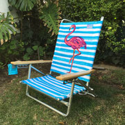 Silla Playa Baja Flamingo  / 1 unidad  / Arriendo: $ 10.000 / Garantía: $ 40.000