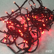 TIRAS LUCES LED ROJAS  / LARGO: 6 MTS. / STOCK: 05 JUEGOS / ARRIENDO: $3.500 C/U / GARANTÍA: $15.000 C/U