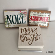 CUADROS MADERA NAVIDAD / ARRIENDO: $4.000 C/U / GARANTIA:$15.000 C/U