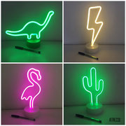 LAMPARAS LED NEON / 18 CMS. ALTO/ ARRIENDO: $4.000  C/U/ GARANTIA: $15.000 C/U