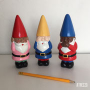FIGURAS GNOMOS COLORES / 3 UNIDADES / ARRIENDO: $4.500 C/U / GARANTIA:$15.000 C/U