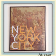 Cuadro NEW YORK CITY (CON VIDRIO) / REF: CUA-054 / 50 x 40 cms./ 1 unidad / Arriendo: $ 10.000 / Garantía: $ 30.000