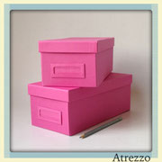 CAJAS DECO FUCSIA / 2 unidades / Arriendo: $ 2.000 c/u  / Garantía: $ 10.000 c/u 
