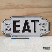 Placa enlozada EAT. /Arriendo: $4.000 /Garantía: $20.000 