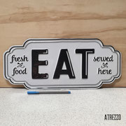 Placa enlozada EAT. /Arriendo: $4.000 /Garantía: $20.000 