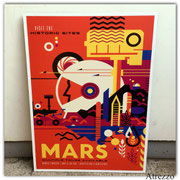 Cuadro grande MARS  (sin vidrio) / Medidas : 1,14 x 84 cms./ 1 unidad / Arriendo: $ 20.000 / Garantía: $ 45.000
