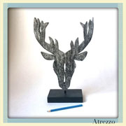 Adorno Cabeza Alce madera/ 1 Unidad / Arriendo $ 4.000 / Garantía $ 15.000 