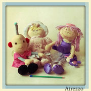 Peluches Muñecas trapo / REF: - N /  25 cms. / Arriendo: $ 2.300 c/u  / Garantía: $ 15.000 c/u