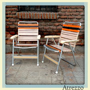 SILLAS ALUMINIO RETRO 2  (REF: MUE-053)  2 UNIDADES / ARRIENDO: $15.000. C/U / GARANTIA: $50.000 C/U