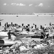 Pescadores de Zinguinchor, capital de la Casamance