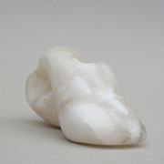 sans représentation - albâtre blanc translucide 2012 19cm