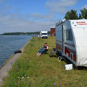 Parkplatz in Fagerviken...  *  Rastplatsen i Fagerviken...