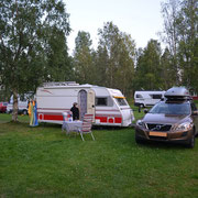 Kurz vor der Abfahrt * Förre avresa: Camping "Trehörningsjö"...