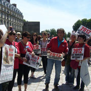 Des manifestants motivés!