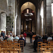 Visite guidée test de Saint-Léonard-de-Noblat avec traductrice en Langue Française des Signes (LSF) - 20 mai 2015